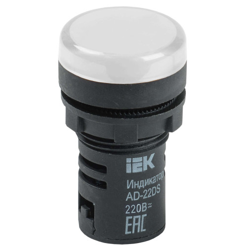 Лампа AD22DS(LED)матрица d=22мм белый 230В IEK