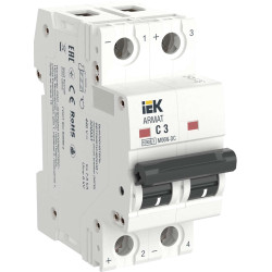 ARMAT Автоматический выключатель M06N-DC 2P C 3А IEK
