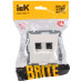 BRITE Розетка двойная RJ11+RJ45 кат.5E РК/Т12-БрЖ жемчуг IEK