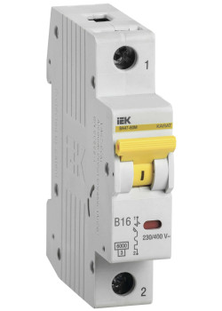 KARAT Автоматический выключатель ВА47-60M 1P B 16А 6кА IEK