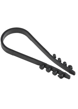 Дюбель хомут 19-25мм нейлон черный (100шт) IEK