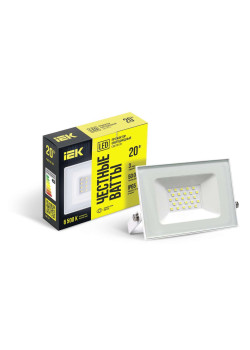 Прожектор светодиодный СДО 06-20 IP65 6500K белый IEK
