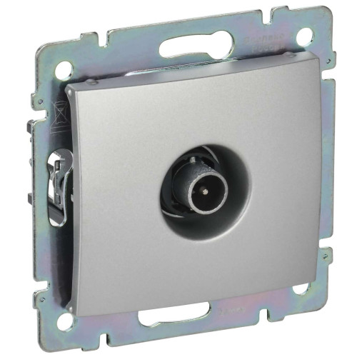 VALENA Розетка TV тип звезда алюминий