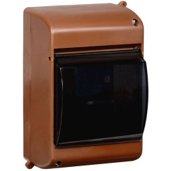 KREPTA 3 Корпус пластиковый КМПн 2/4 IP30 дуб IEK