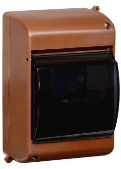 KREPTA 3 Корпус пластиковый КМПн 2/4 IP30 дуб IEK