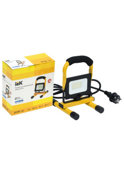 Прожектор светодиодный СДО 06-20П переносной 6500К IP65 черный IEK