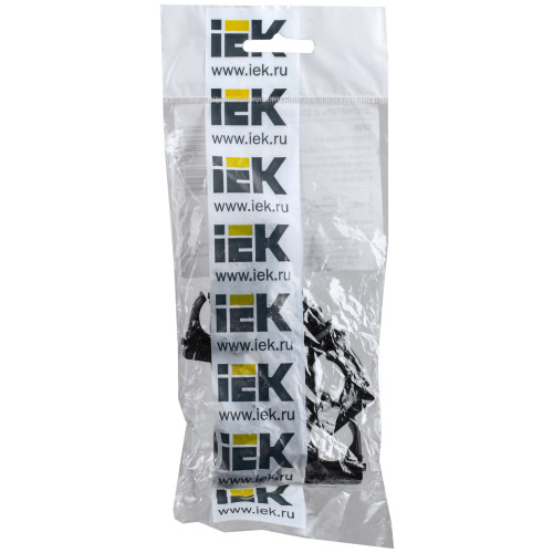 ELASTA Держатель с защелкой CF20 черный (10шт/компл) IEK