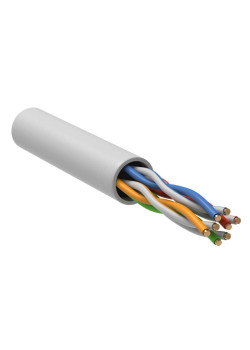 ITK Кабель связи витая пара ШПД U/UTP кат.5E 4 пары LSZH белый