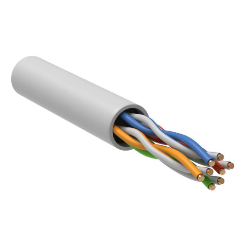Витая пара U/UTP кат.5E 24AWG 4 пары PVCLS нг(А)-LSLTx 1м белый РФ/Т GENERICA