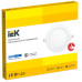 Светильник ДВО 1608 белый, круг LED 18Вт 6500 IP20 IEK