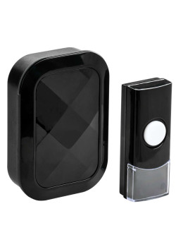 Звонок беспроводной ДЗБ3-36М (36 мелодий) черный IEK