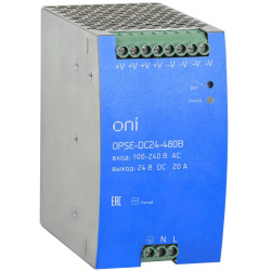 Блок питания OPSE с расширенными характеристиками 220В AC/24В DC 20А 480Вт ONI