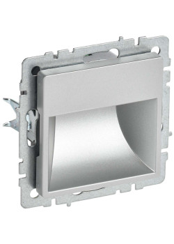 BRITE Подсветка светодиодная встраиваемая ПЛ20-БрА алюминий IEK