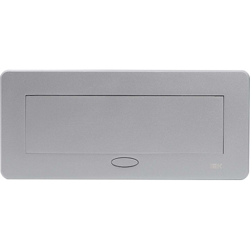 PRIMER Блок розеточный с выдвижной крышкой на 6 модулей серебро IEK PRIMER Блок розеточный с выдвижной крышкой на 6 модулей серебро IEK