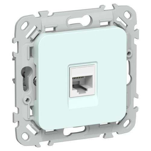 FLITE Розетка компьютерная RJ45 категория 5Е UTP РК5е-1-0-ФлХЛ холодный лед IEK
