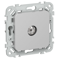 FLITE Розетка TV оконечная тип F РТВф-1-1-1-ФлА алюминий IEK