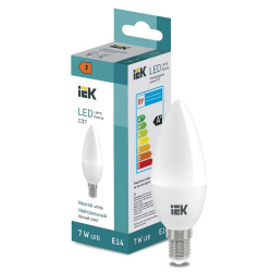 LED Candle C37 600lm 4000K E14 IEK