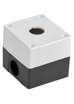 Корпус КП101-Р для кнопок 1 место белый IEK