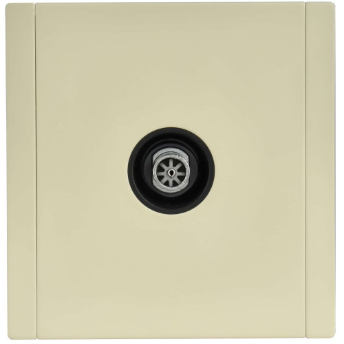 FORTE&PIANO Розетка TV оконечная FP828M металл серый сланец IEK