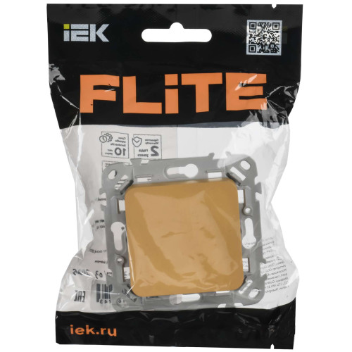 FLITE Выключатель 1-клавишный 10А ВС11-1-0-ФлШм шамуа IEK FLITE Выключатель 1-клавишный 10А ВС11-1-0-ФлШм шамуа IEK