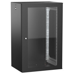 ITK UNITBOX W Шкаф настенный 18U 600х450мм дверь стеклянная черный