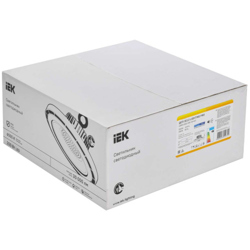 Светильник светодиодный ДСП 3012 PRO 200Вт 120град 6500К IP65 алюминий IEK