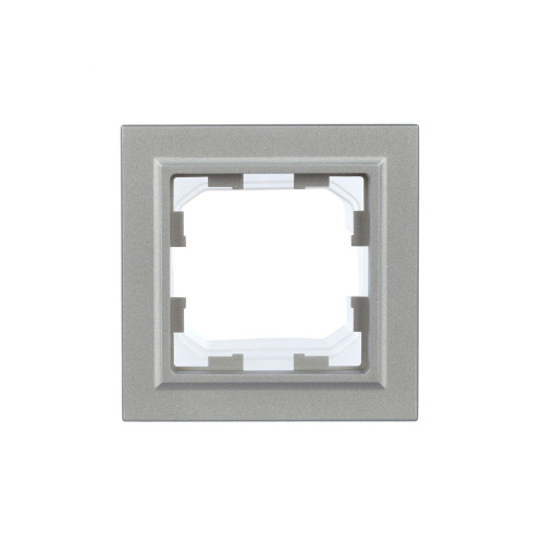 BRITE Рамка 1-местная IP44 РУ-1-БрА-44 алюминий IEK