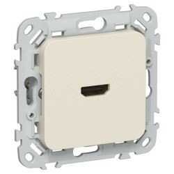 FLITE Розетка HDMI РШДМА-ФлСл сливочный IEK