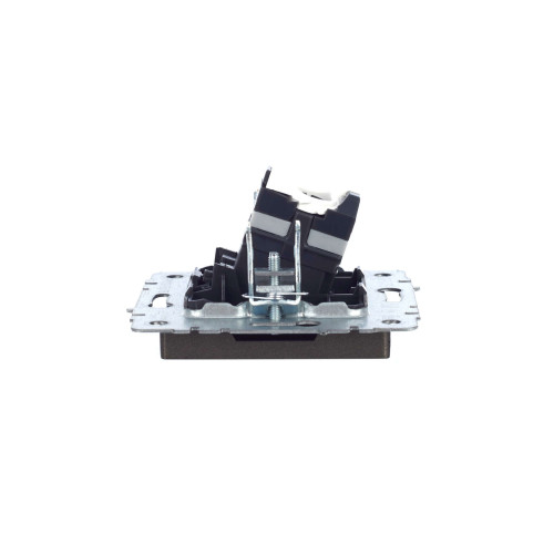 BRITE Розетка компьютерная RJ45 кат.5E РК10-БрТБ темная бронза IEK