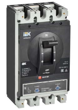ARMAT Автоматический выключатель в литом корпусе 3P типоразмер H 50кА 400А расцепитель термомагнитный регулируемый IEK