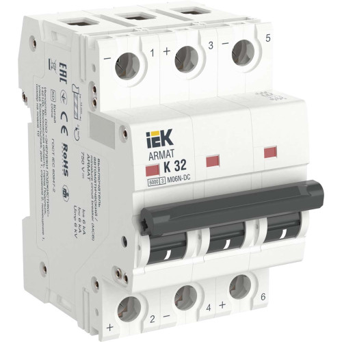 ARMAT Автоматический выключатель M06N-DC 3P K 32А IEK