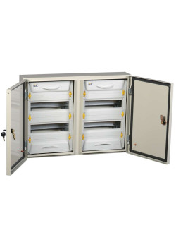 PRO Корпус металлический ЩРн-2х24з-1 У2 IP54 IEK