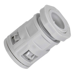 ELASTA Муфта вводная для гофрированных труб MVN20 IP40 серая IEK