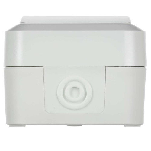 TORS Выключатель двухполюсный одноклавишный 10А IP55 TS311 белый IEK