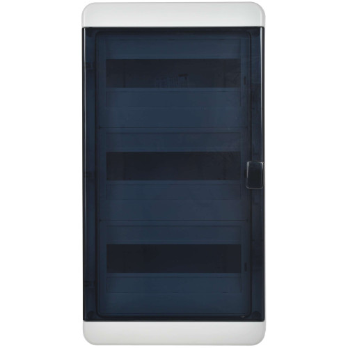 TEKFOR Корпус пластиковый КМПн-36 IP65 черная прозрачная дверь IEK