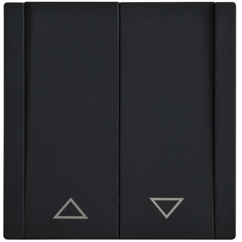 FORTE&PIANO Выключатель жалюзи 10А FP111M металл черный IEK