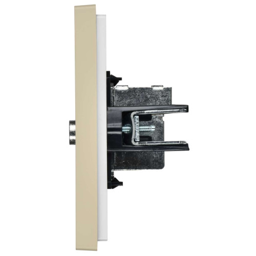 FORTE&PIANO Розетка TV проходная FP429 ваниль IEK