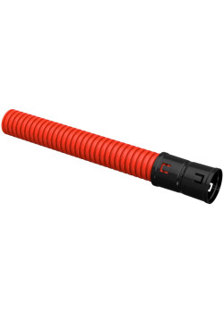 Труба гофрированная двустенная ПНД d=40мм красная (50м) IEK