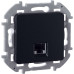 INSPIRIA Розетка компьютерная RJ45 категория 5Е UTP антрацит