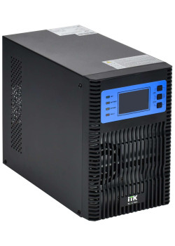 ITK ELECTRA OT ИБП однофазный онлайн 1кВА/1кВт LCD дисплей 36VDC 4хС13 без АКБ с регулируемым зарядным устройством USB EPO RS232 SNMP слот Tower