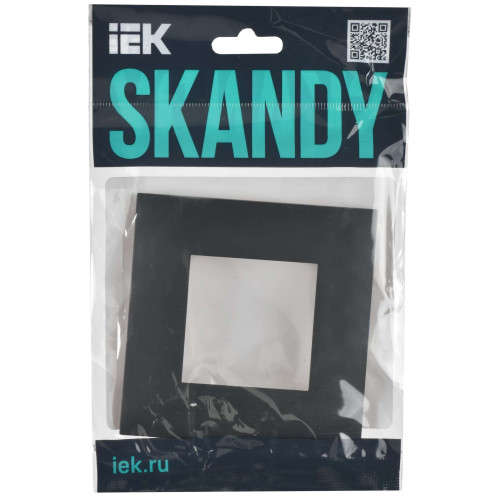 SKANDY Рамка 1-местная SK-F01G графит IEK