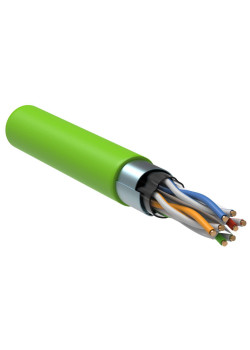 ITK Витая пара F/UTP кат.6 4х2х23AWG solid LSLTx нг(А)-LSLTx зеленый (305м)