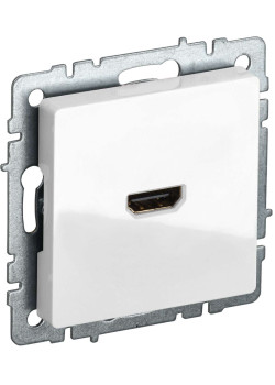BRITE Розетка HDMI РHDMI-0-БрБ белый IEK