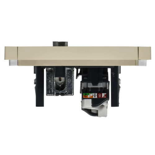 FORTE&PIANO Розетка двойная TV+RJ45 кат.6 FP437 ваниль IEK FORTE&PIANO Розетка двойная TV+RJ45 кат.6 FP437 ваниль IEK