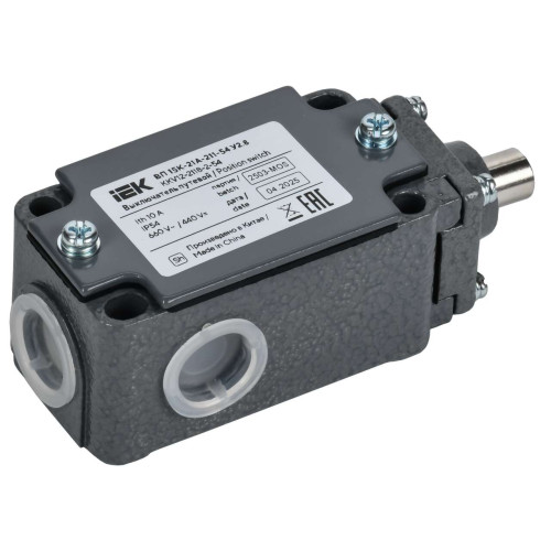 Выключатель путевой ВП 15К-21А-211-54 У2.8 толкатель мгновенного действия IEK