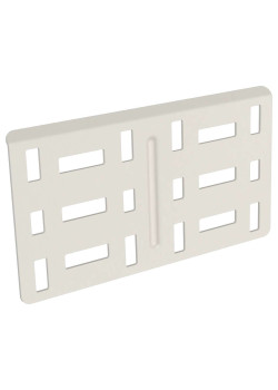 Пластина соединительная 100мм RAL 9016 IEK