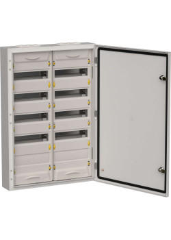 TITAN 5 Корпус металлический ЩРн-120 (2х60) 835х570х140мм IP54 серый (одна дверь) IEK