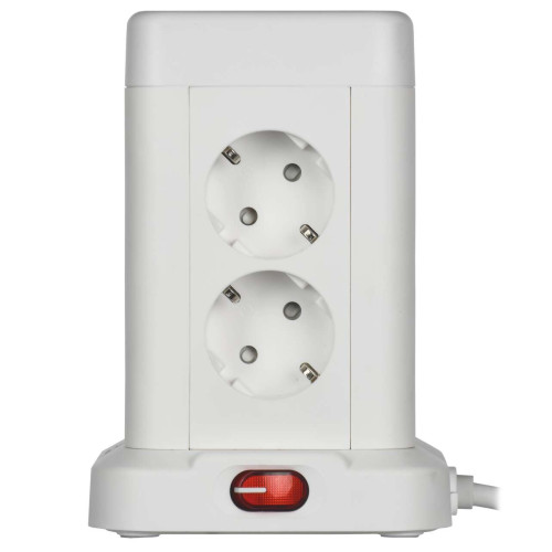 DOMINIC Удлинитель У08K 8 мест 2P+PE 1,5м 3х1,0мм2 16А/250В USB A+C 20Вт белый IEK DOMINIC Удлинитель У08K 8 мест 2P+PE 1,5м 3х1,0мм2 16А/250В USB A+C 20Вт белый IEK