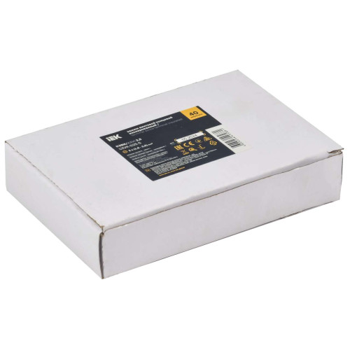 Зажим винтовой концевой изолированный КЗВИ 2,5мм2 (5x1) IEK