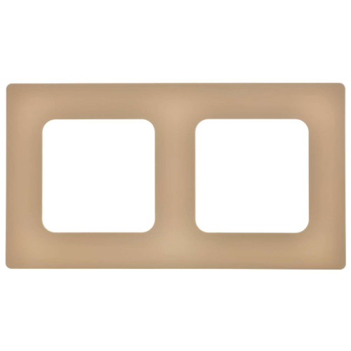 FLITE Рамка 2-местная РУ-2-К-ФлХ хаки IEK